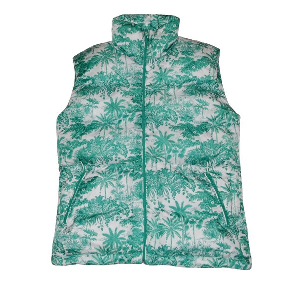 NWT Vineyard Vines Women's Oversized Printed Puffer Vest Small S
